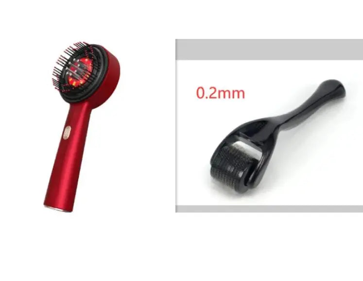 Electric Massage Comb Home Scalp Drain Comb Red Light Anti-slip Hair Care Multi-functional Massage Comb MyStore