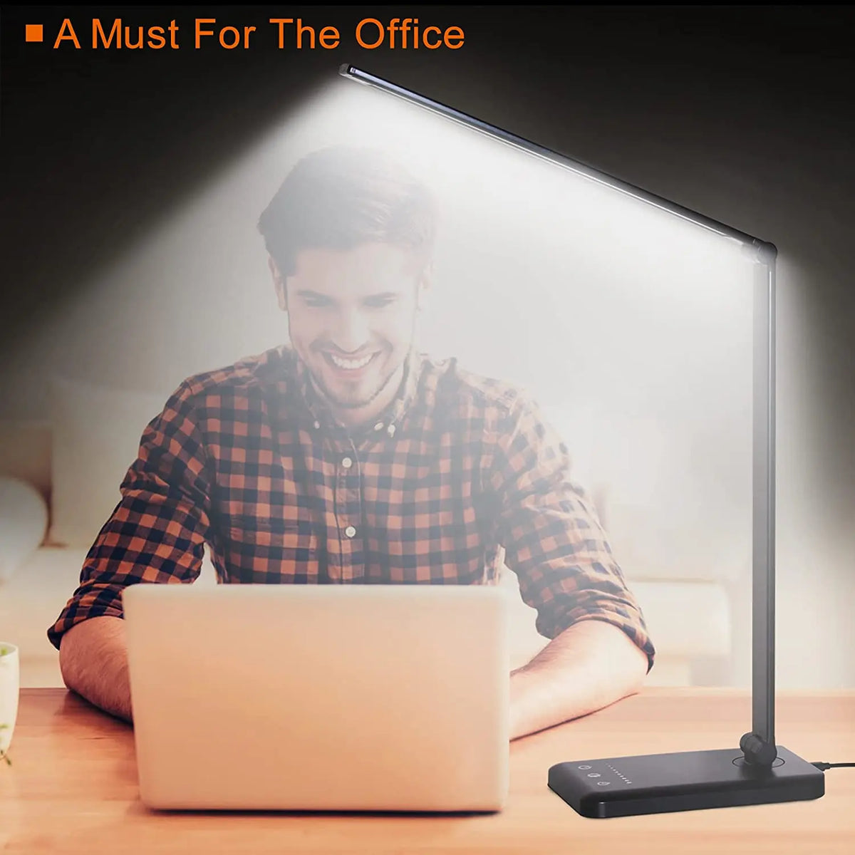 5 Lighting Mode LED Desk Lamp + Wireless Phone Charger MyStore