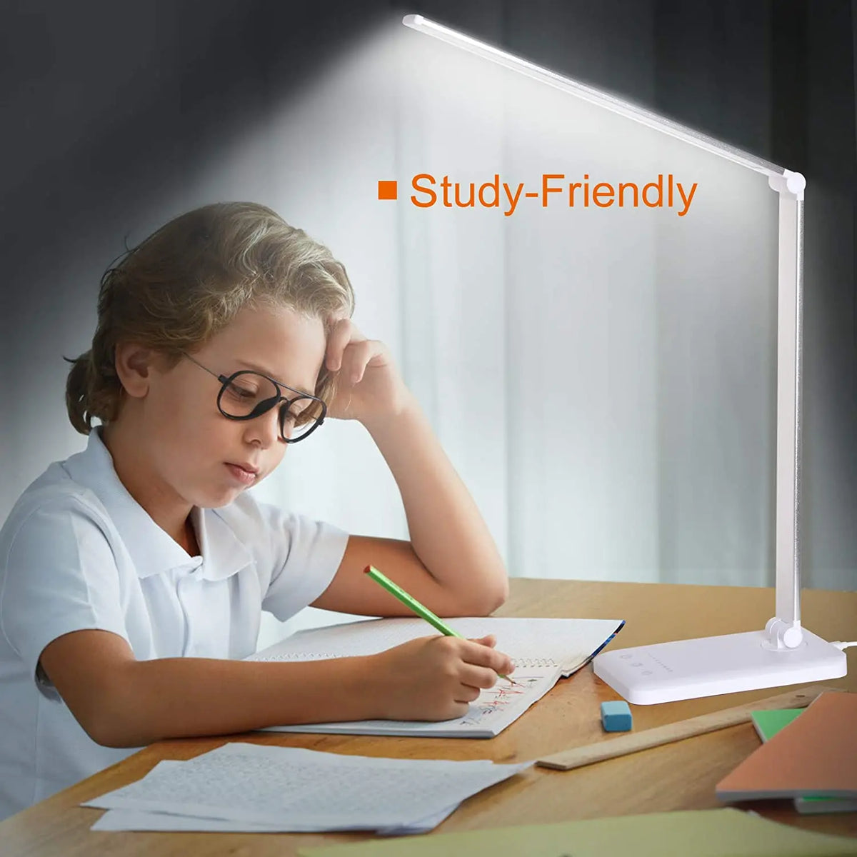 5 Lighting Mode LED Desk Lamp + Wireless Phone Charger MyStore