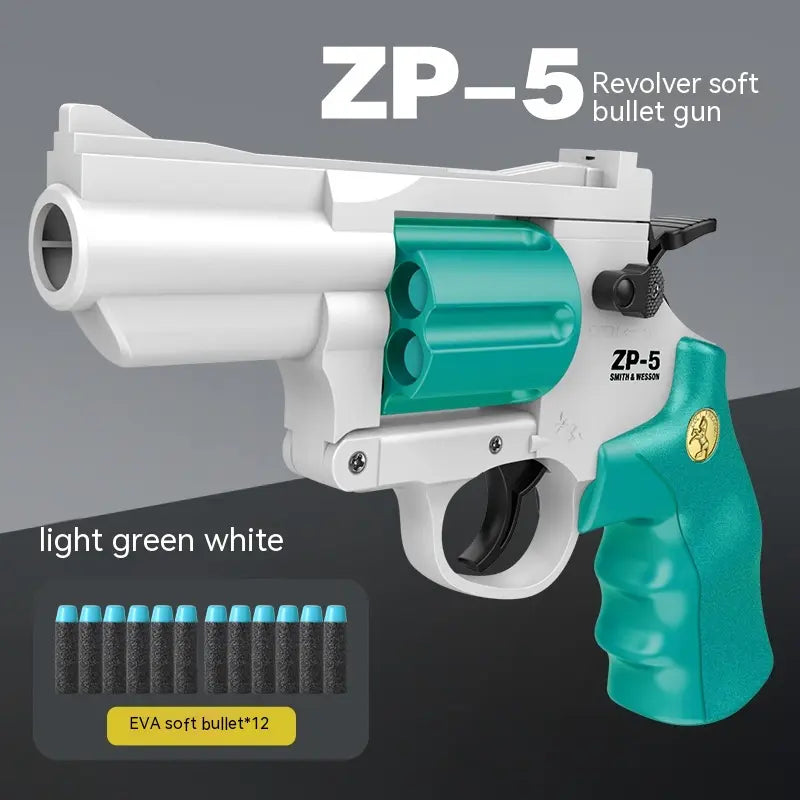 Children's Left-Wheel Soft Bullet Toy Pistol MyStore