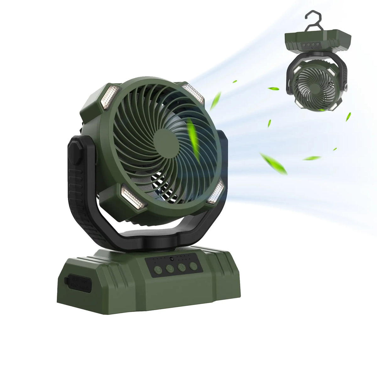 Outdoor Household Power Bank LED Light Camping Fan MyStore