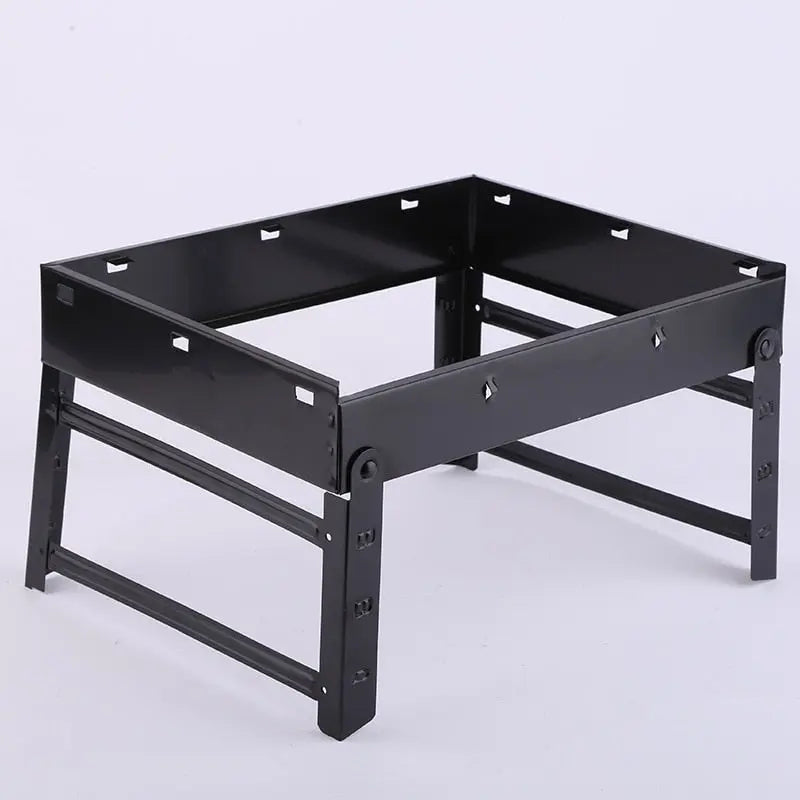 Barbecue Grill Outdoor Camping bbq Foldable Charcoal Grill Household Portable Barbecue Grill Charcoal Stove Skewers BBQ Tool eprolo