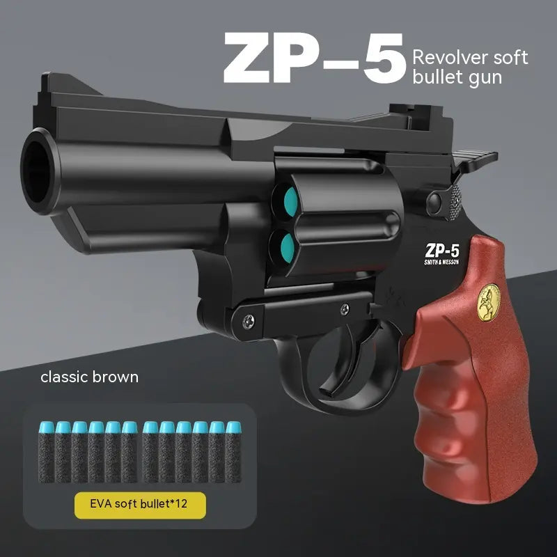 Children's Left-Wheel Soft Bullet Toy Pistol MyStore
