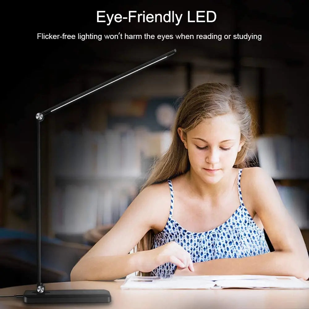 5 Lighting Mode LED Desk Lamp + Wireless Phone Charger MyStore