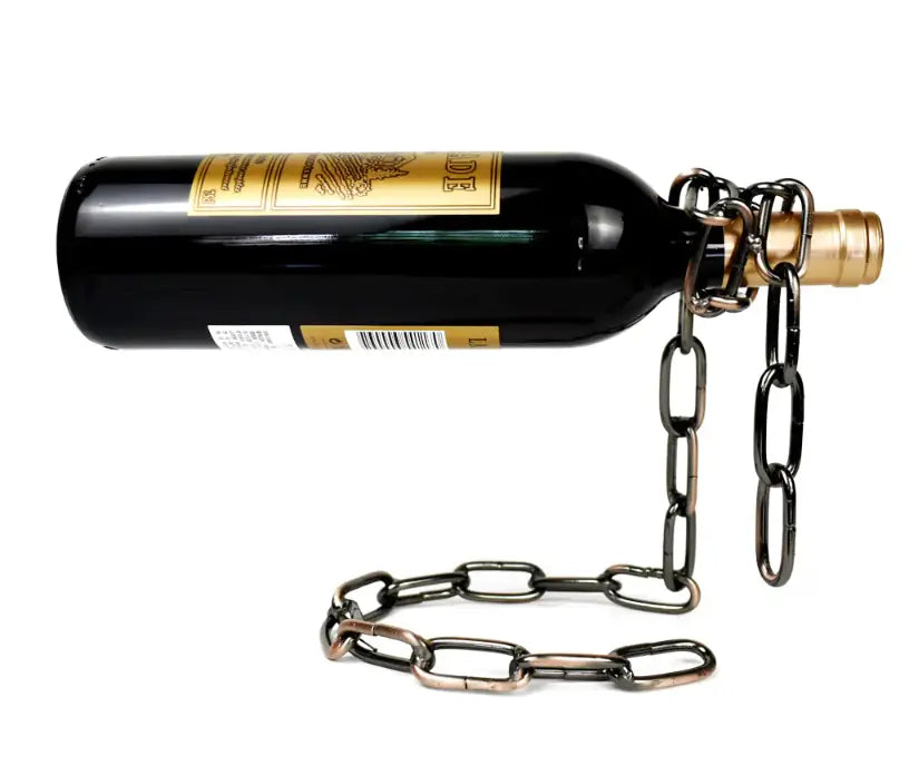 Magic Iron Chain Wine Bottle Holder My Store