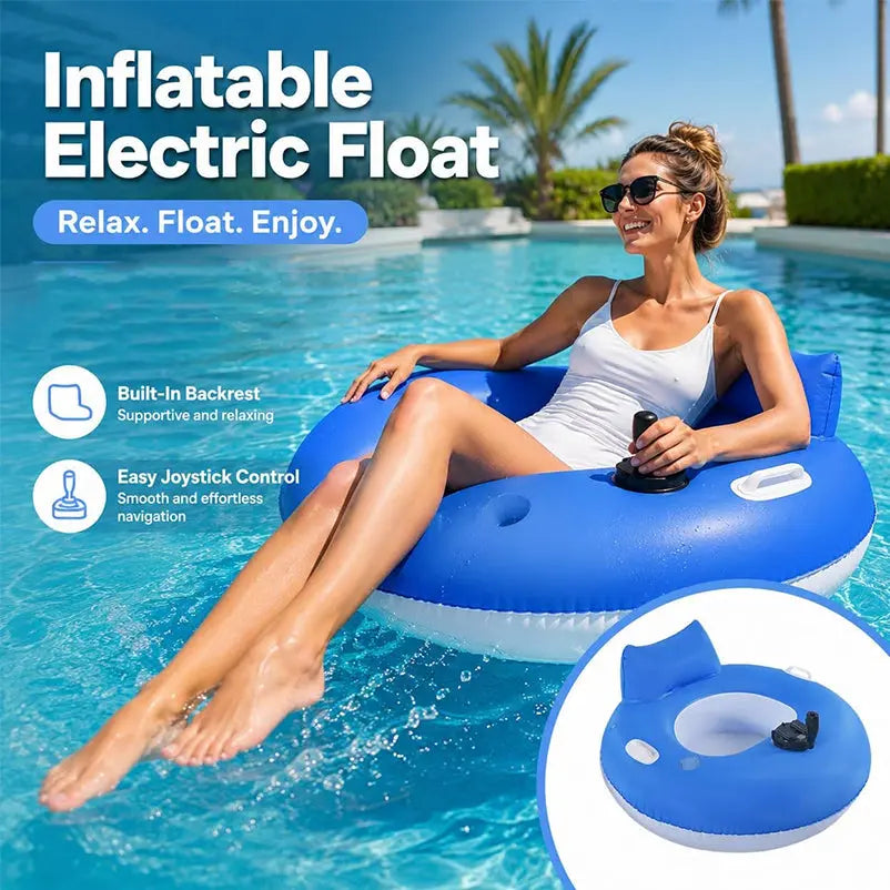 PowerFloat – Electric Propeller Inflatable Lounge Chair, Hands-Free Pool & Lake Cruiser eprolo