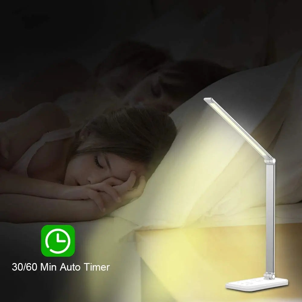 5 Lighting Mode LED Desk Lamp + Wireless Phone Charger MyStore