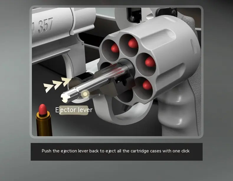 Children's Left-Wheel Soft Bullet Toy Pistol MyStore