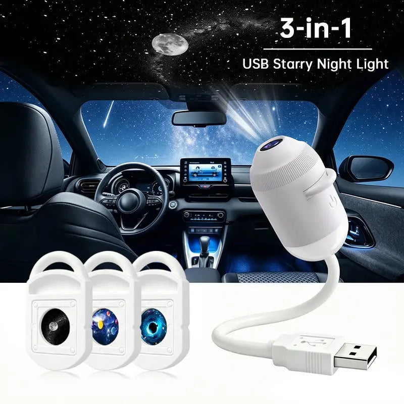 5D Holographic Galaxy & Ocean Projector – Smart LED Night Light with 24 Films for Bedroom & Party Décor eprolo