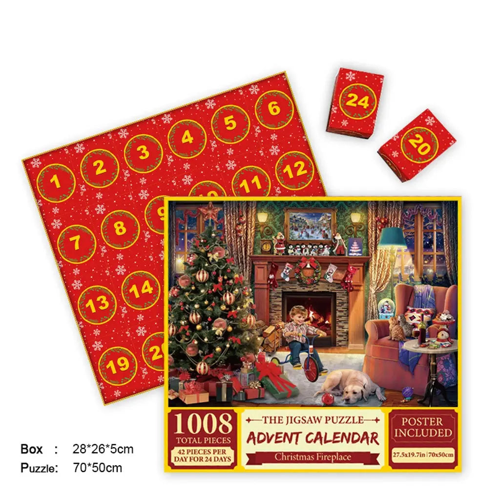 Merry Jigsaw Advent Calendar Puzzle My Store