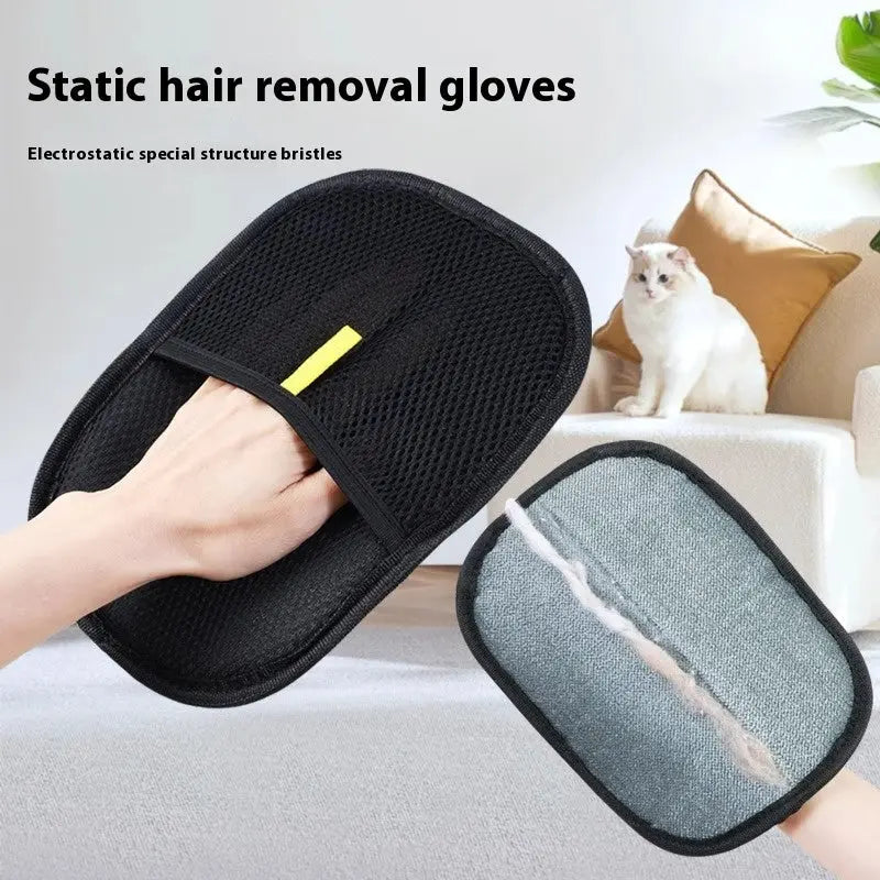 Pet Grooming Glove – Gentle Deshedding Mitt for Dogs & Cats, All Fur Lengths My Store