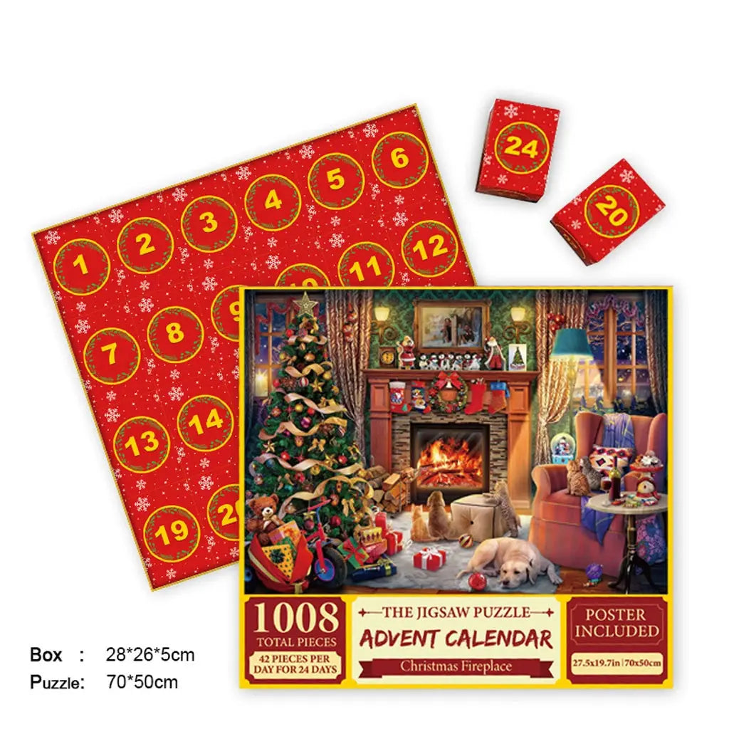 Merry Jigsaw Advent Calendar Puzzle My Store