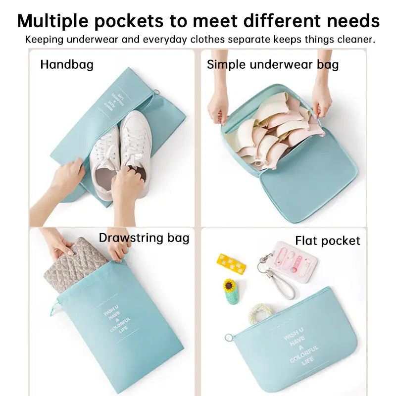 7PCS Packing Cubes for Suitcase – Travel Organizer & Storage Bag Set, Luggage Essentials eprolo