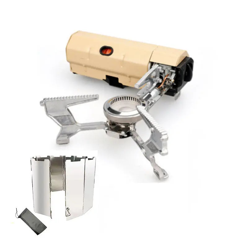 Folding Card Stove Outdoor Camping Picnic Gas Stove Portable Hotpot Stove Tea Cooker eprolo