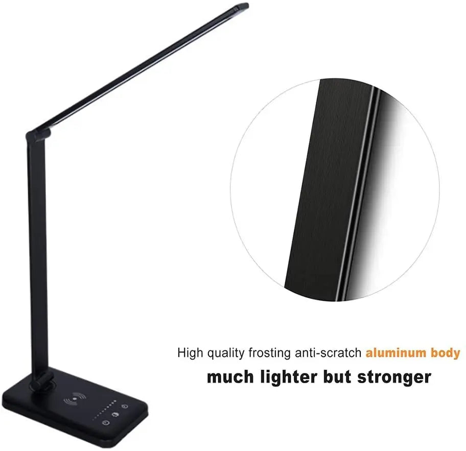 5 Lighting Mode LED Desk Lamp + Wireless Phone Charger MyStore