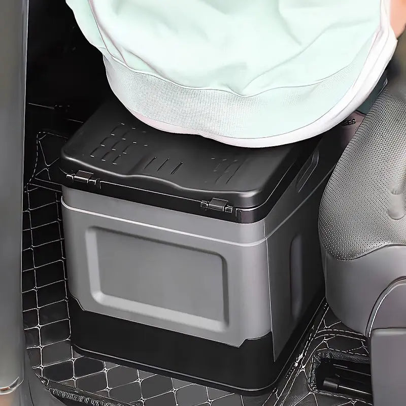 Portable folding camping toilet: adult/child use, self-contained, with lid and seat. eprolo