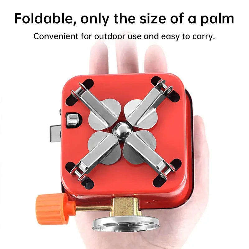 Ultra-Light Foldable Outdoor Gas Stove, Compact Backpacking Burner for Camping, Hiking, Fishing, Trekking & Picnic eprolo