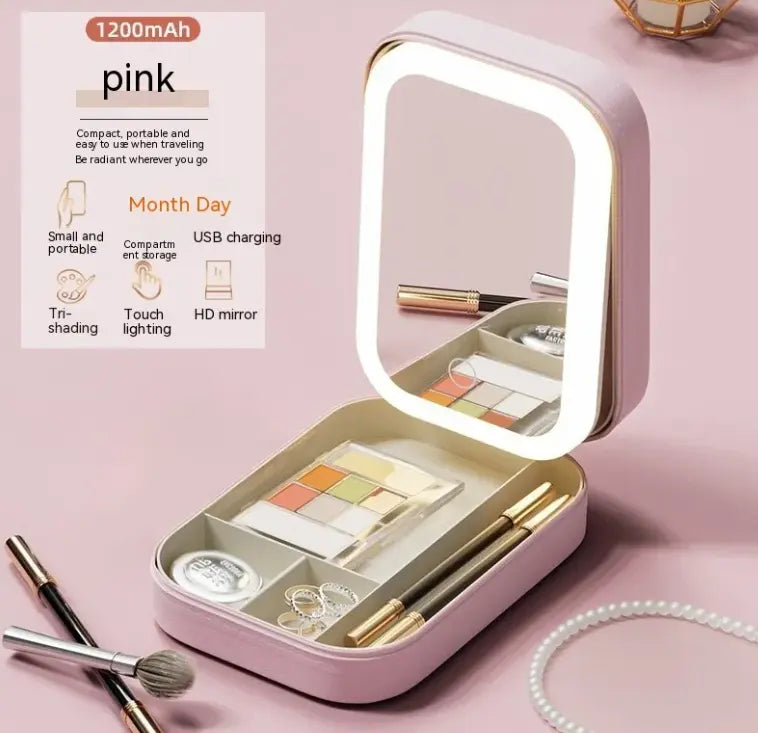 Makeup Storage Box With LED Light MyStore