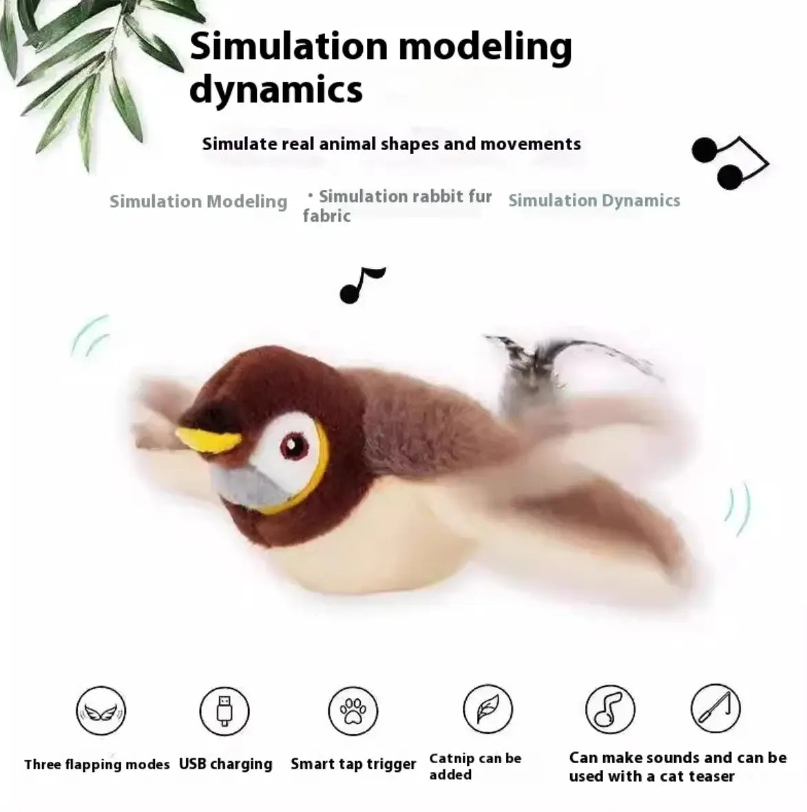 Plush Bird Pet Toy My Store