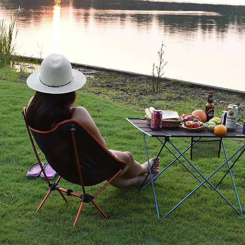 Travel Ultralight Folding Chair Superhard High Load Outdoor Camping Chair Portable Beach Hiking Picnic Seat Fishing Tools Chair eprolo