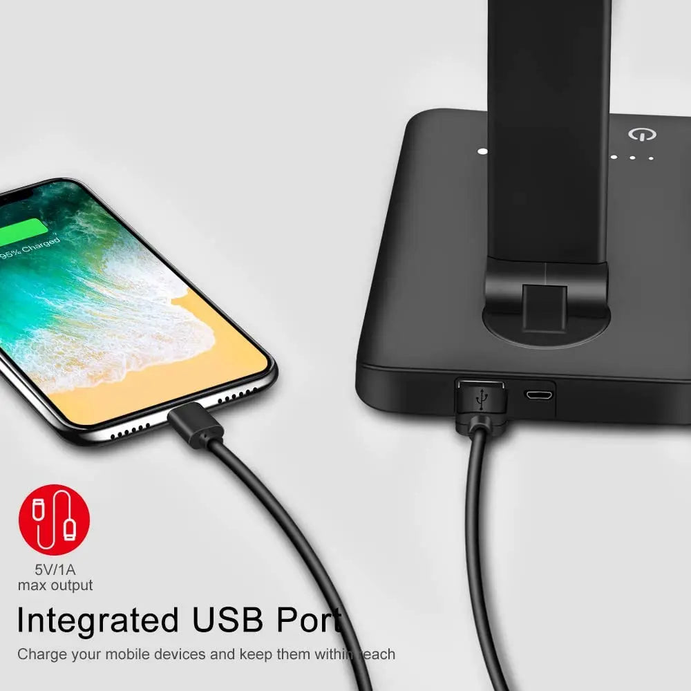 5 Lighting Mode LED Desk Lamp + Wireless Phone Charger MyStore