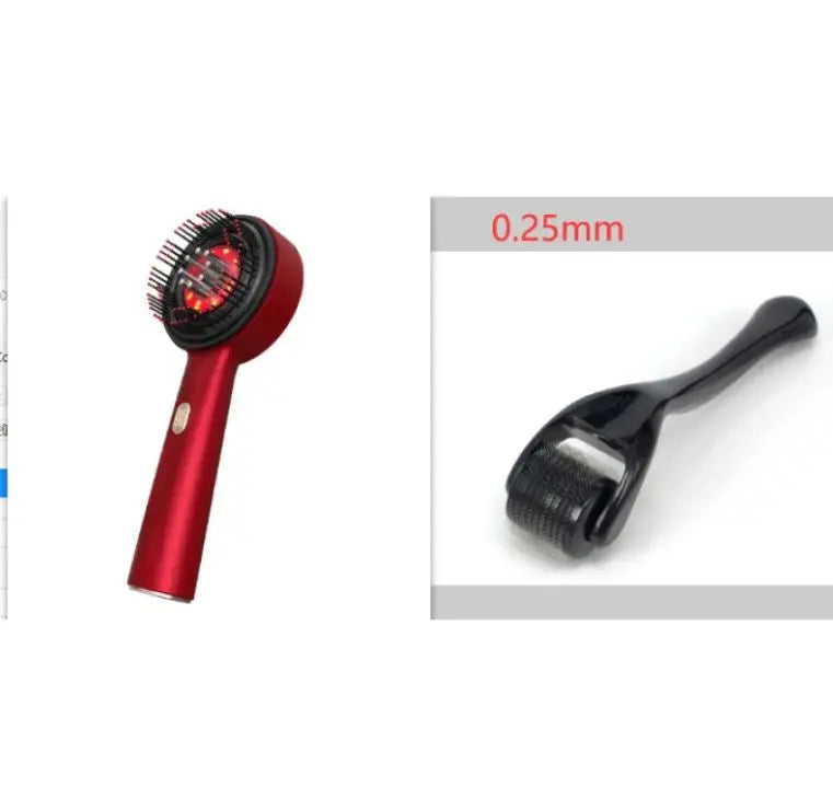 Electric Massage Comb Home Scalp Drain Comb Red Light Anti-slip Hair Care Multi-functional Massage Comb MyStore