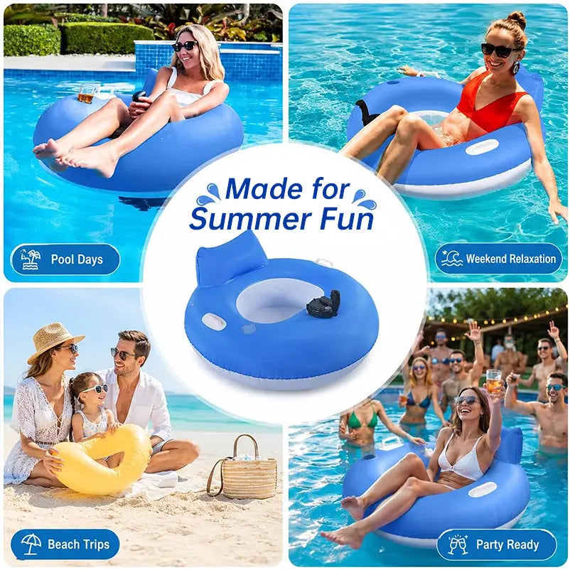 PowerFloat – Electric Propeller Inflatable Lounge Chair, Hands-Free Pool & Lake Cruiser eprolo