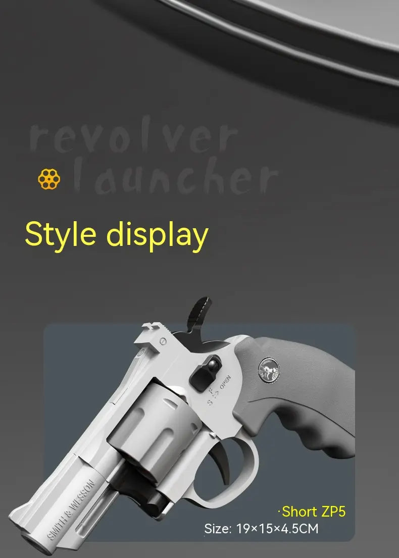Children's Left-Wheel Soft Bullet Toy Pistol MyStore
