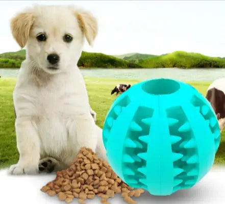 Interactive Rubber Slow Feeder Dog Ball My Store
