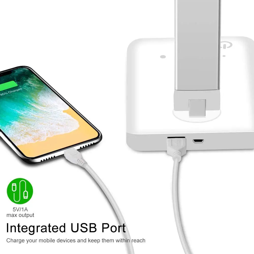 5 Lighting Mode LED Desk Lamp + Wireless Phone Charger MyStore