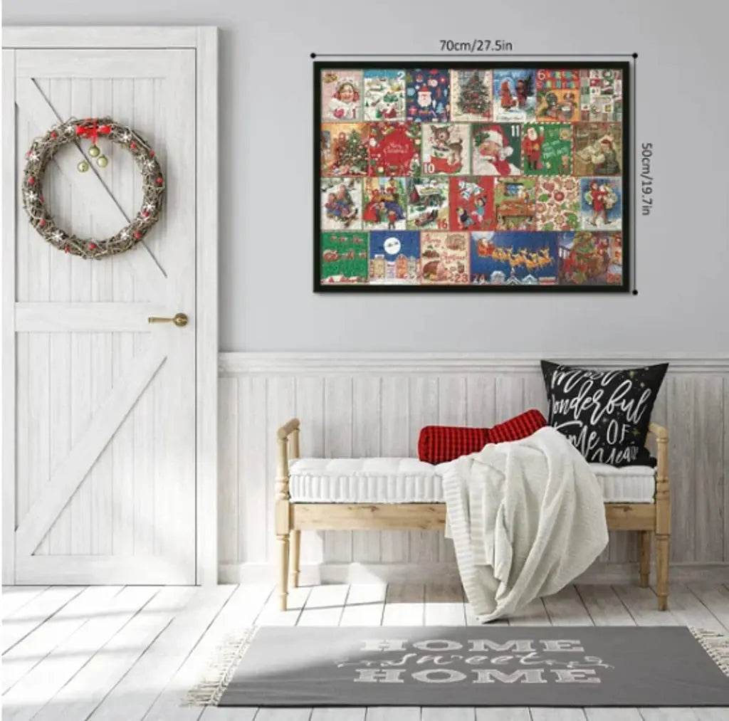 Merry Jigsaw Advent Calendar Puzzle My Store