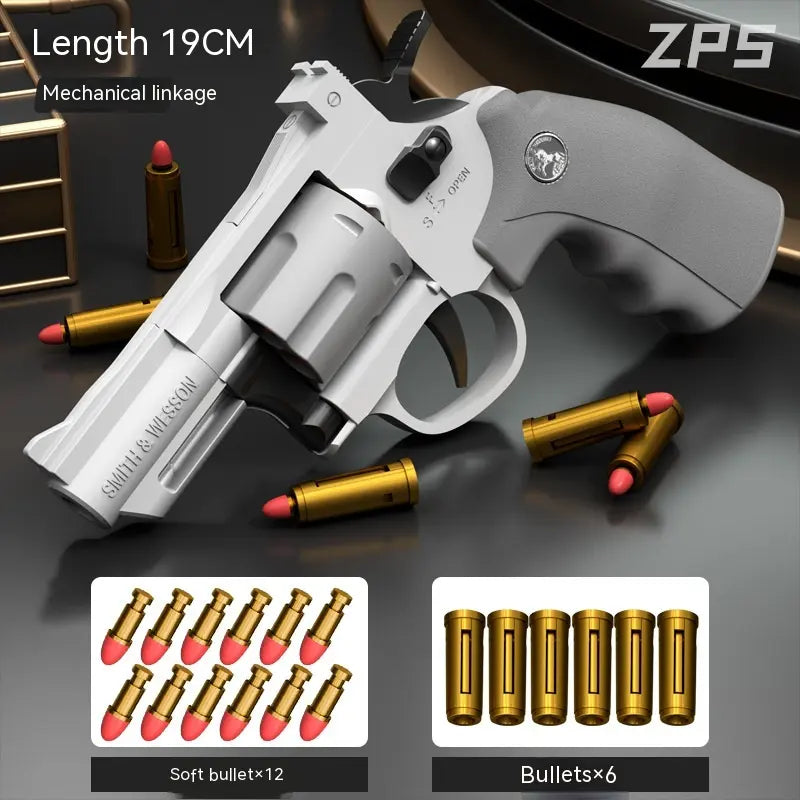 Children's Left-Wheel Soft Bullet Toy Pistol MyStore