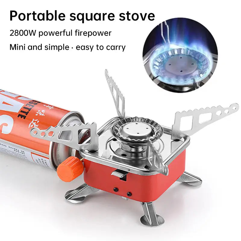 Ultra-Light Foldable Outdoor Gas Stove, Compact Backpacking Burner for Camping, Hiking, Fishing, Trekking & Picnic eprolo