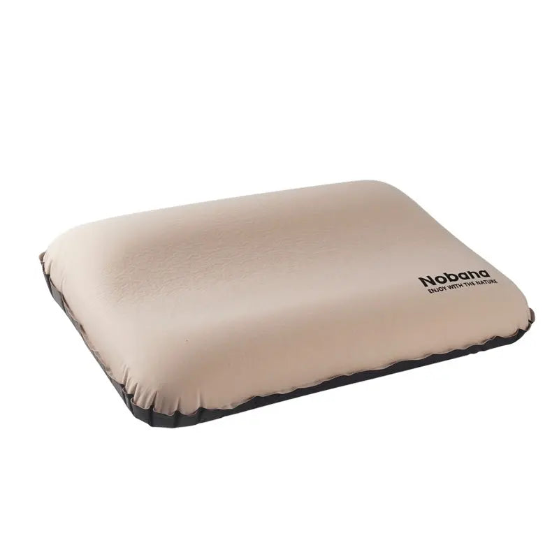 Outdoor 3D Sponge Pillow Automatic Inflatable Pillow Camping Tent Air Cushion Pillow Travel Portable Cervical Neck Pillow eprolo