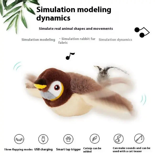 Flapping Bird Cat  Toy My Store