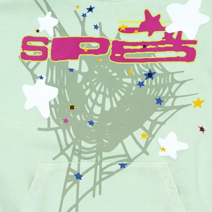 Spider Letter Prints Hoodies My Store