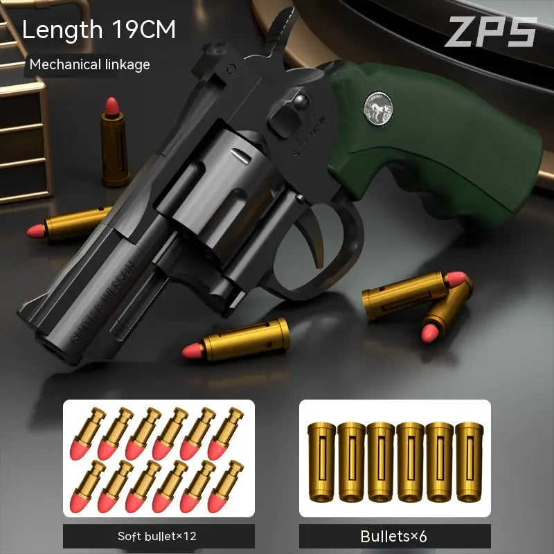 Children's Left-Wheel Soft Bullet Toy Pistol MyStore
