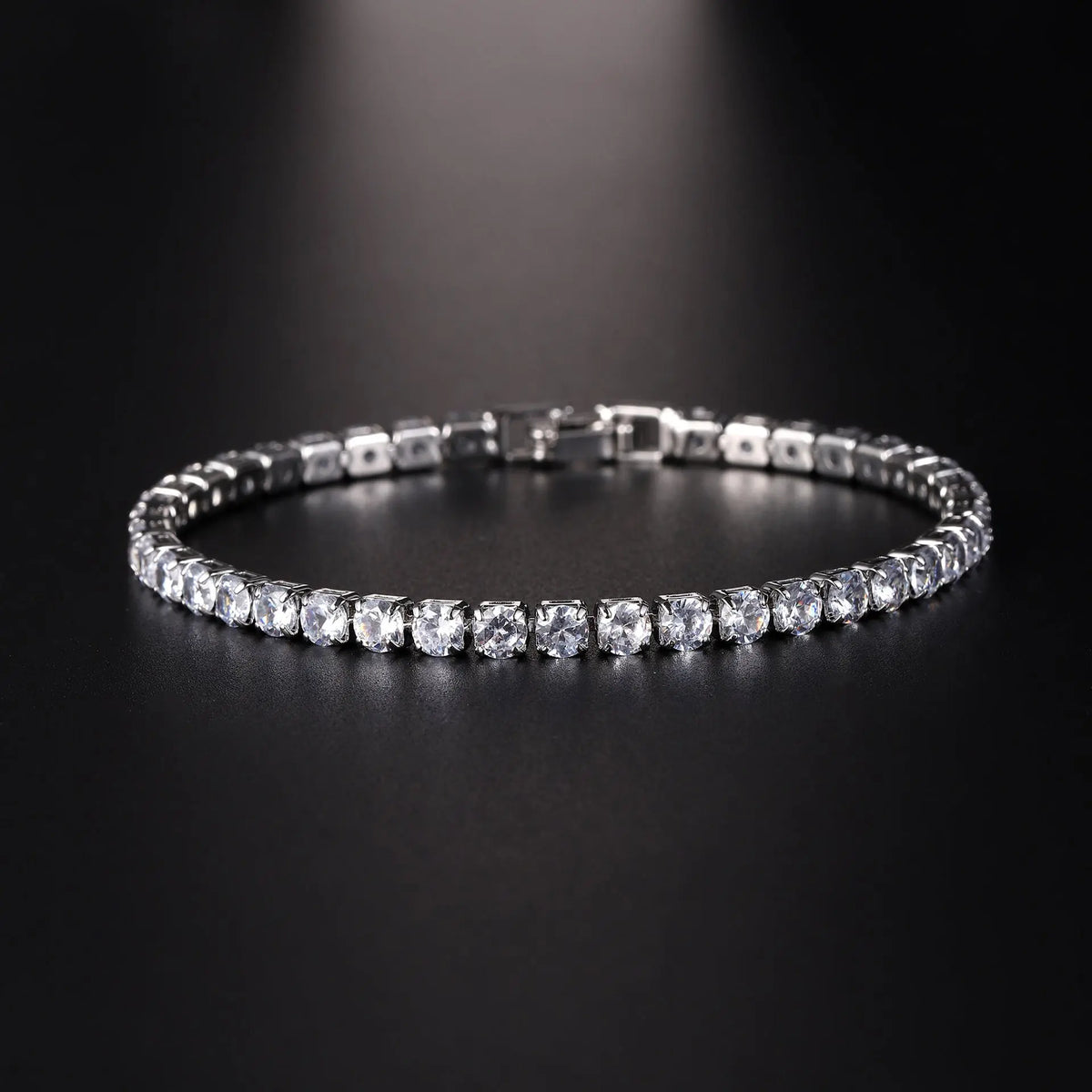 Micro Zircon Tennis Bracelet Set – Hip Hop Copper Bracelet in Gold & Platinum, 6 Colors My Store