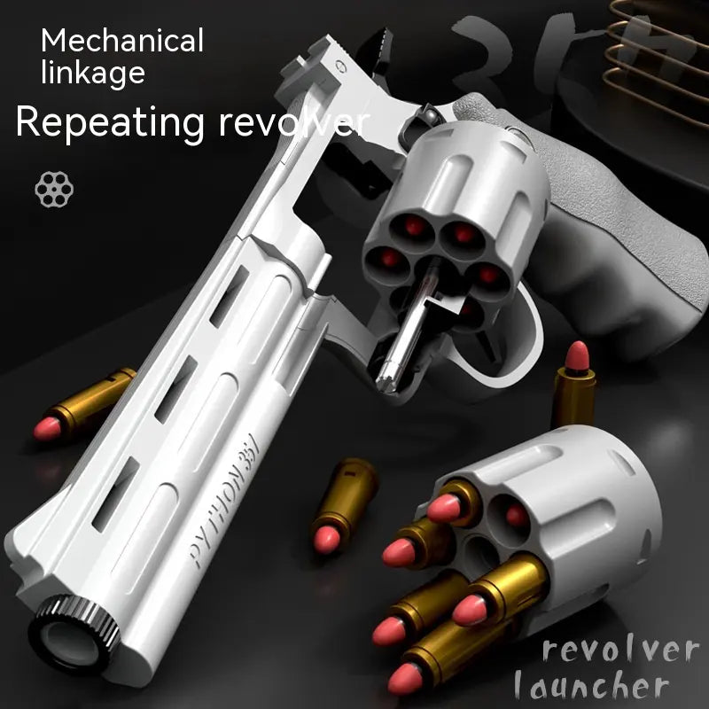 Children's Left-Wheel Soft Bullet Toy Pistol MyStore