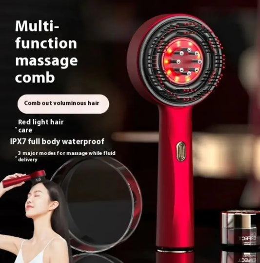 Electric Massage Comb Home Scalp Drain Comb Red Light Anti-slip Hair Care Multi-functional Massage Comb MyStore