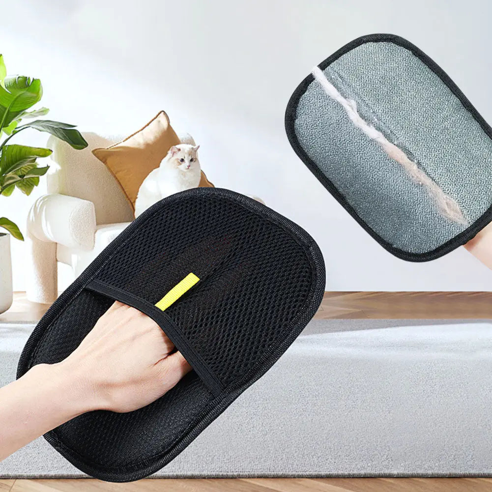 Pet Grooming Glove – Gentle Deshedding Mitt for Dogs & Cats, All Fur Lengths My Store