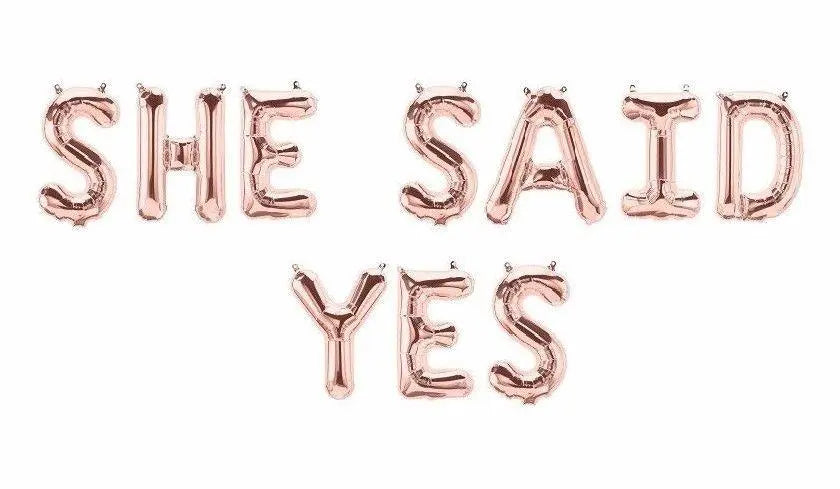 Lets Flamingle Rose Gold 16" Balloon Banner | Multiple phrases! MyStore