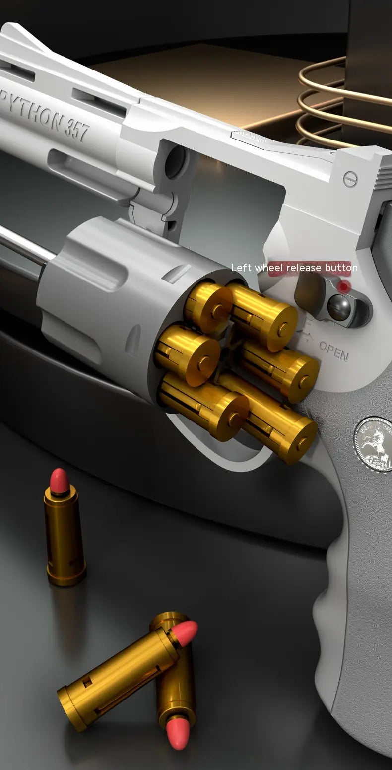 Children's Left-Wheel Soft Bullet Toy Pistol MyStore