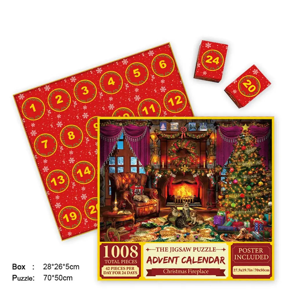 Merry Jigsaw Advent Calendar Puzzle My Store