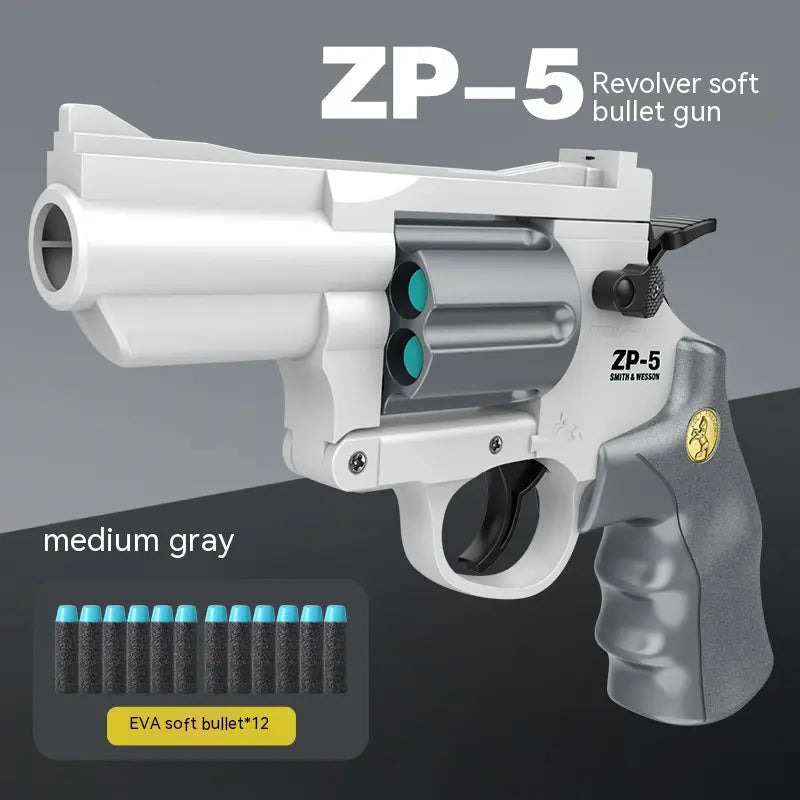 Children's Left-Wheel Soft Bullet Toy Pistol MyStore