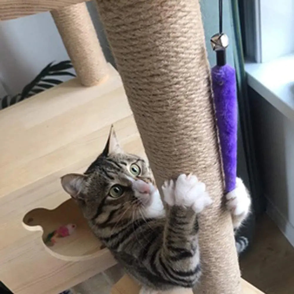 Retractable Cat Feather Toy for Indoor Cats MyStore