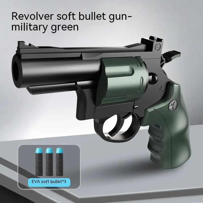 Children's Left-Wheel Soft Bullet Toy Pistol MyStore