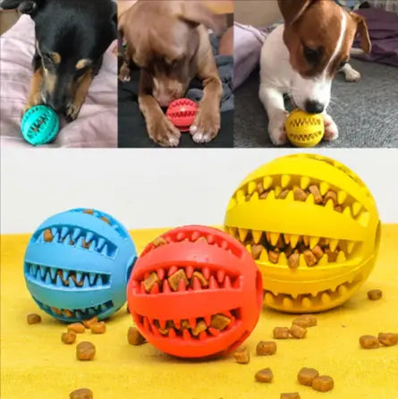 Interactive Rubber Slow Feeder Dog Ball My Store