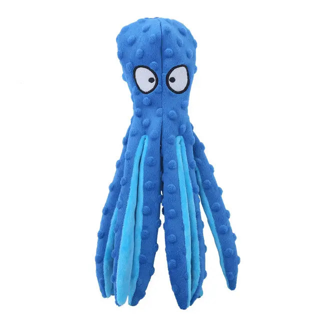 Interactive Bite-resistant Plush Octopus Pet Toy My Store