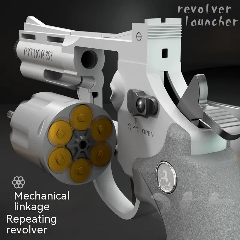 Children's Left-Wheel Soft Bullet Toy Pistol MyStore